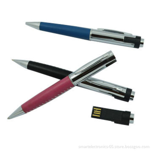 Pen USB Flash Drives, 64MB-128GB, Custom Printing, Package, 3-year Warranty, MOQ of 50pcs, Grade A